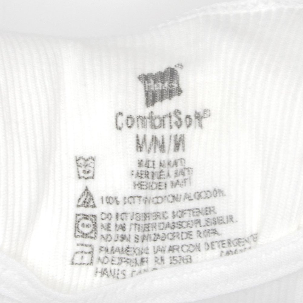 Fruit of the Loom Black /Hanes White Tanks NWOT (TS016) - Picture 3 of 6